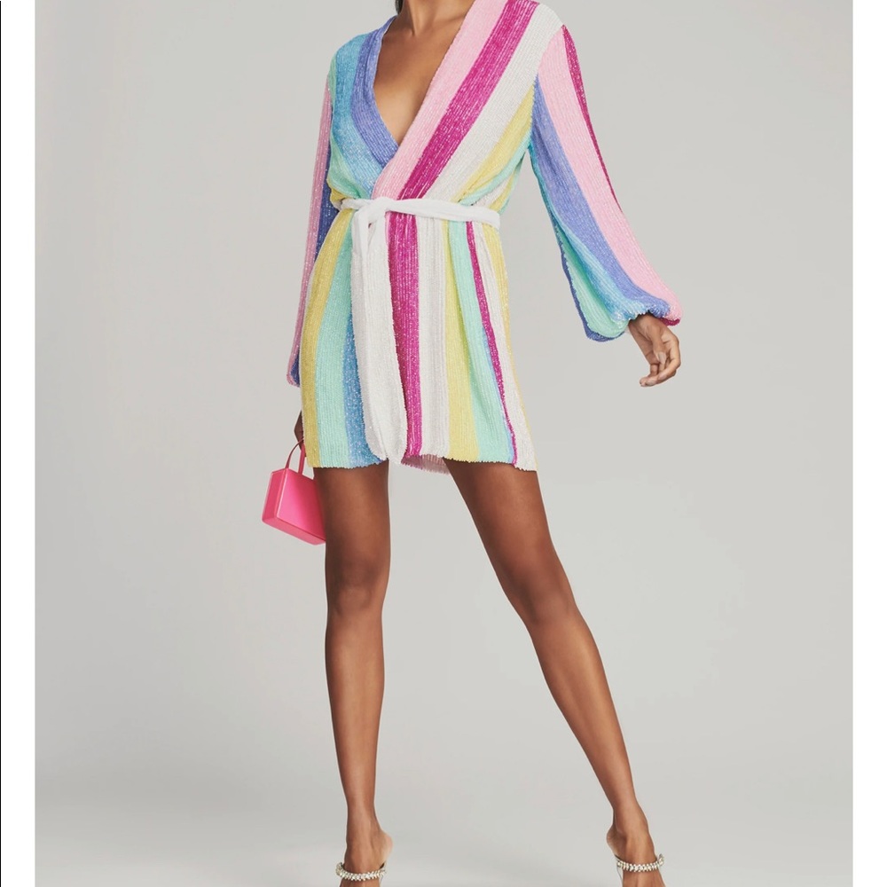 Retrofête multicolored dress